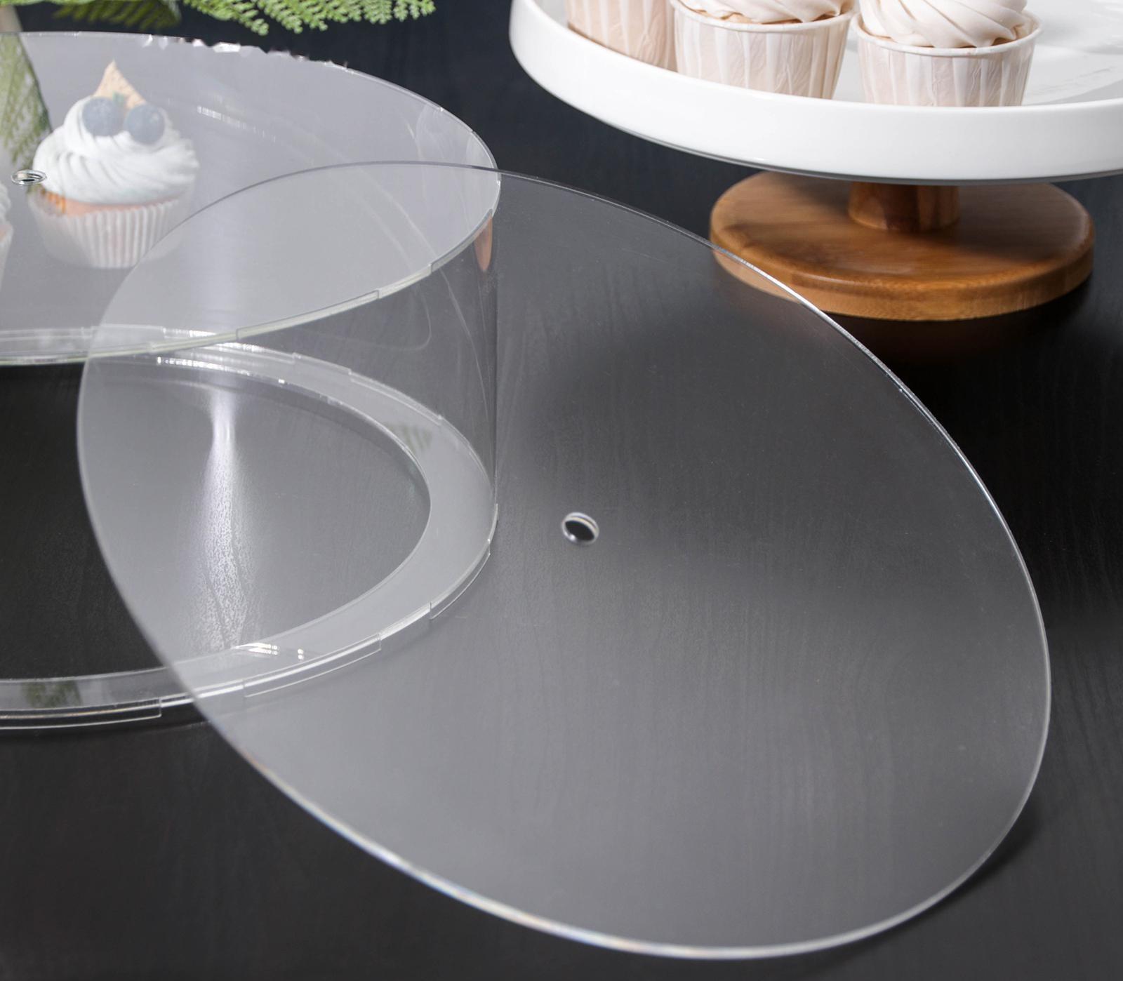 Фальшярус для торта, цилиндр, d=30 см, h=12 см, цвет прозрачный