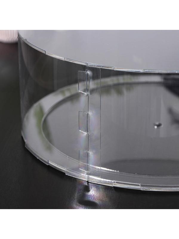 Фальшярус для торта, цилиндр, d=30 см, h=12 см, цвет прозрачный