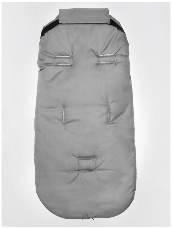 Конверт зимний меховой AmaroBaby Snowy Travel, цвет серый, 105 см