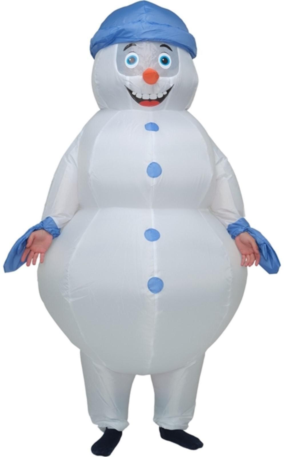 Костюм надувной «Снеговик», рост 150-190 см