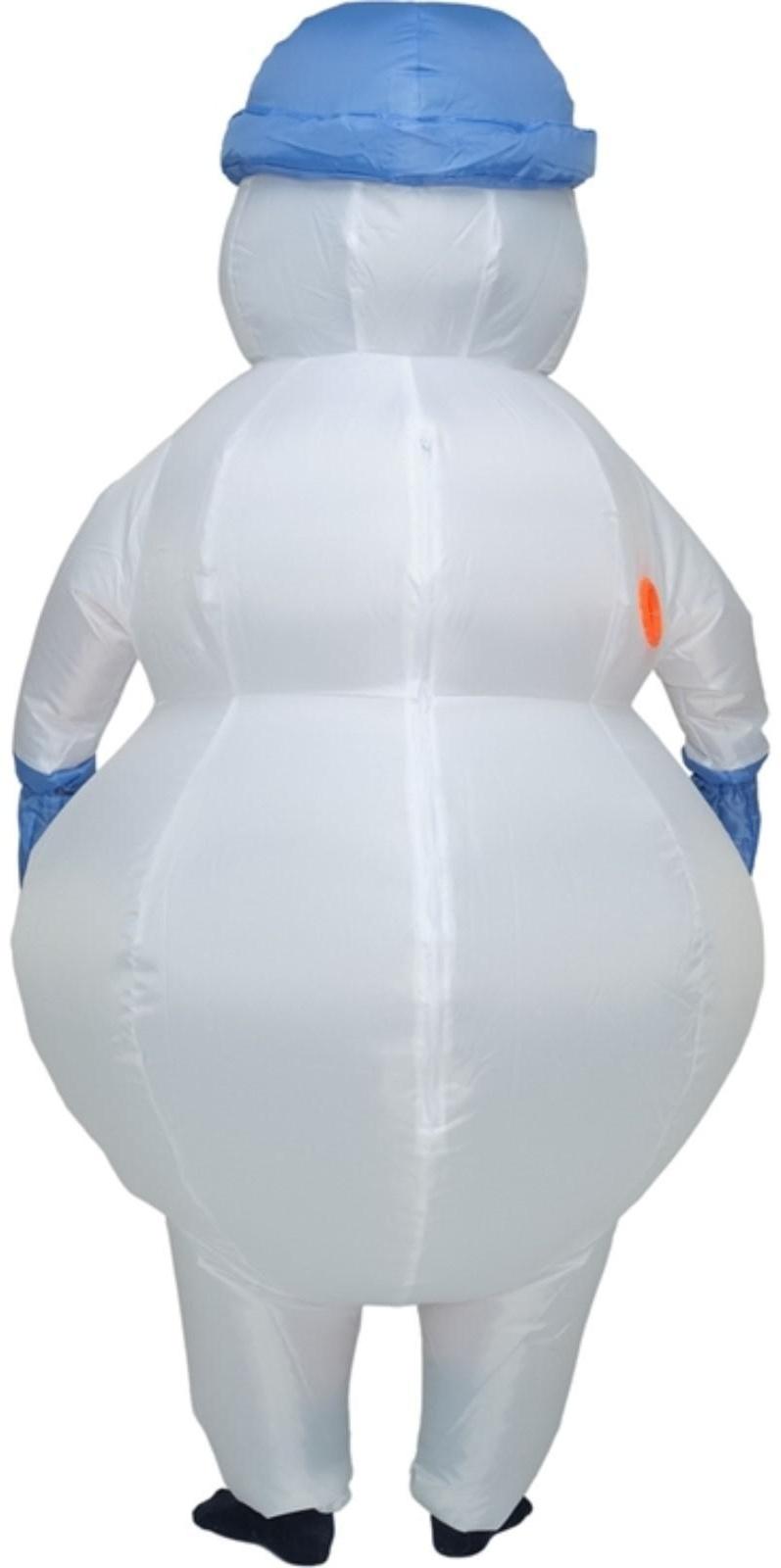 Костюм надувной «Снеговик», рост 150-190 см