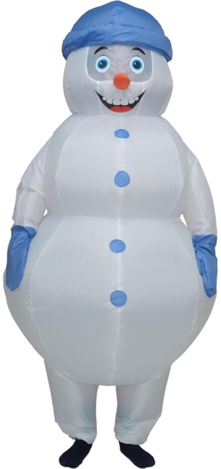 Костюм надувной «Снеговик», рост 150-190 см