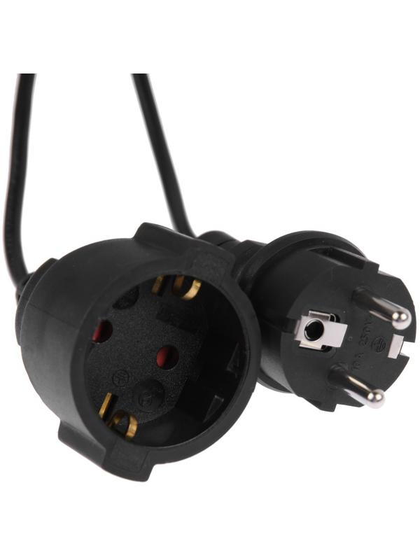 Удлинитель на каркасе Luazon Lighting ECO, 1 розетка, 20 м, 10 А, ПВС 3х0.75 мм2, с з/к,IP20