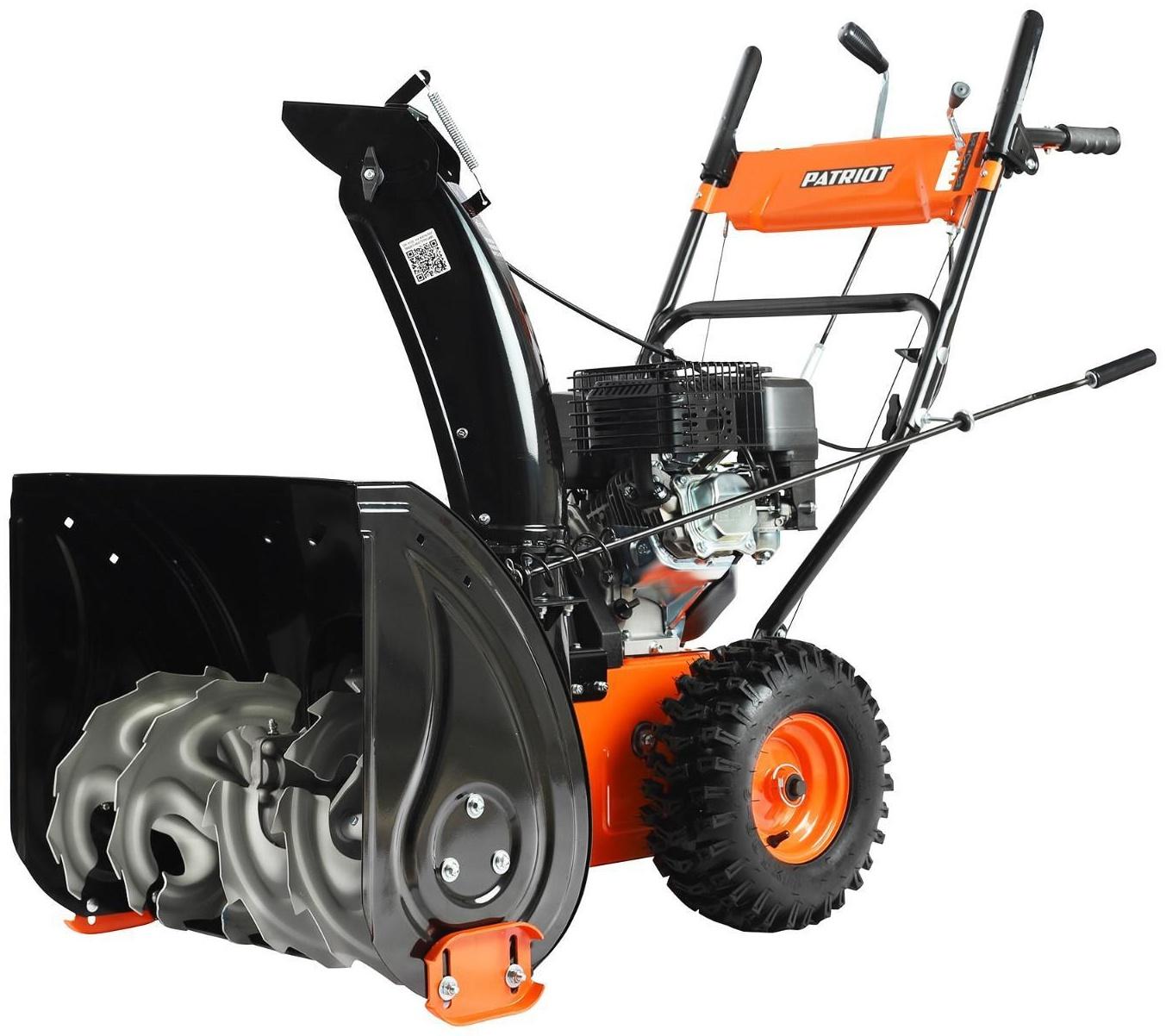 Снегоуборщик PATRIOT СИБИРЬ62, 4Т, 7 л.с, 5.15 кВт, ковш 61 см, выброс 15 м, колеса 14