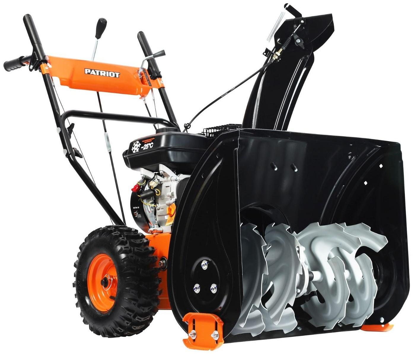 Снегоуборщик PATRIOT СИБИРЬ62, 4Т, 7 л.с, 5.15 кВт, ковш 61 см, выброс 15 м, колеса 14