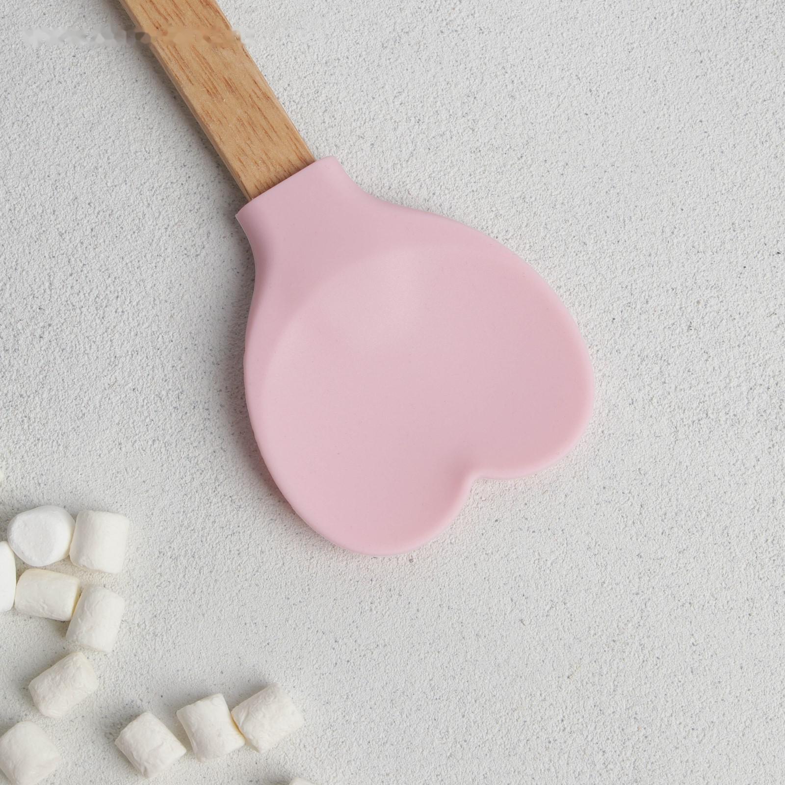 Силиконовая лопатка «Любовь» на формовой подложке, 16.9 х 37.8 см