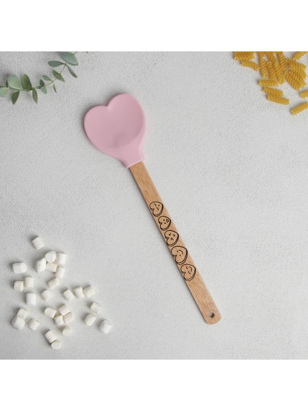 Силиконовая лопатка «Любовь» на формовой подложке, 16.9 х 37.8 см