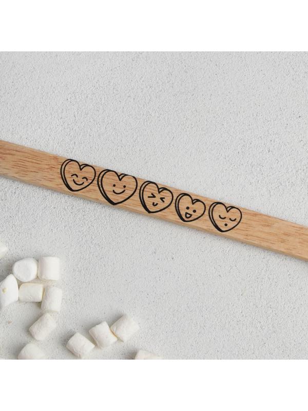 Силиконовая лопатка «Любовь» на формовой подложке, 16.9 х 37.8 см