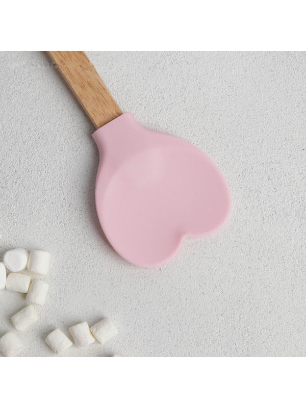 Силиконовая лопатка «Любовь» на формовой подложке, 16.9 х 37.8 см