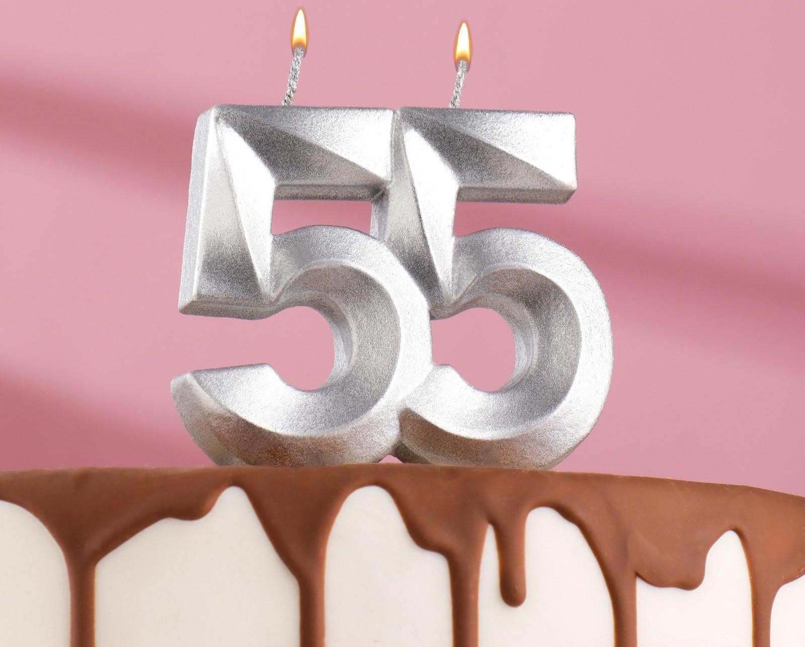Свеча в торт юбилейная 