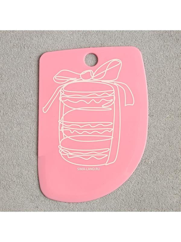 Набор кондитерских шпателей «Создаю праздник» 11.5×8 см, 11.2×6.5 см, 10×7 см, 3 шт