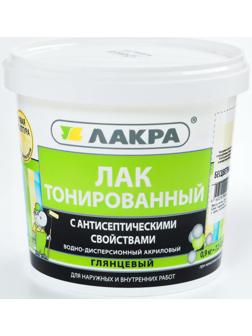 Лак ВД Лакра тонированный Бесцветный 0,9кг