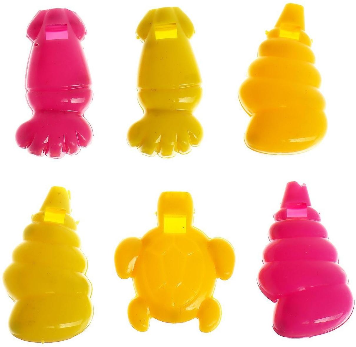 Свисток «Морские жители», цвета МИКС