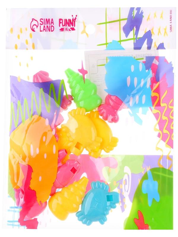 Свисток «Морские жители», цвета МИКС