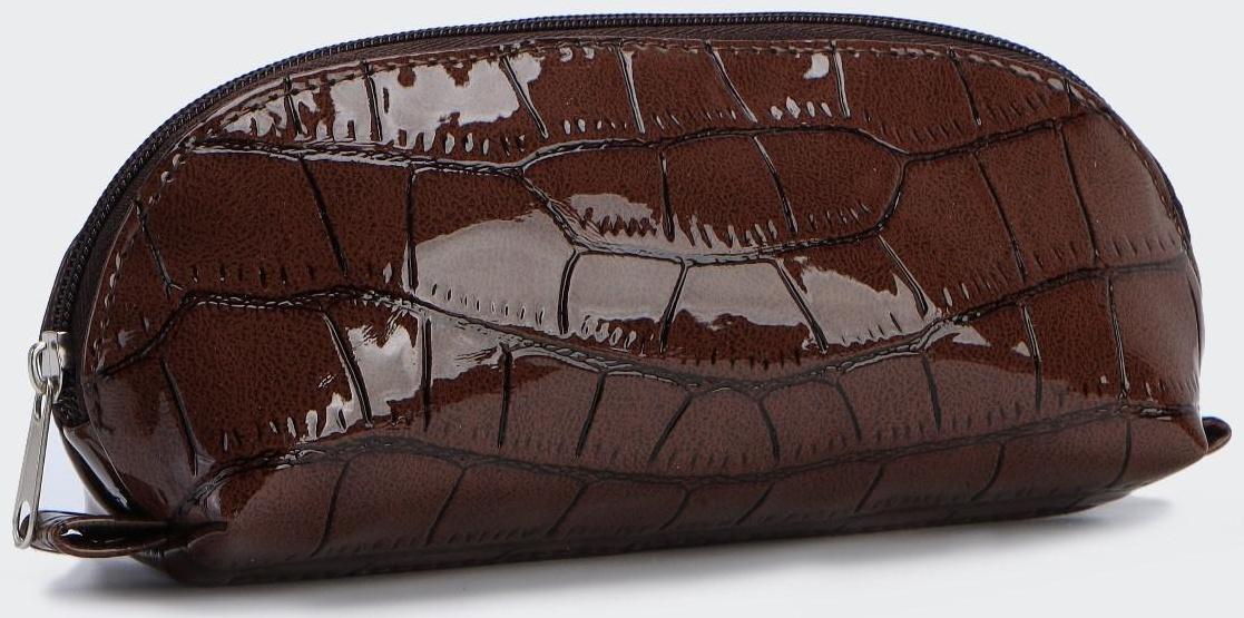 Косметичка на молнии, цвет бордовый