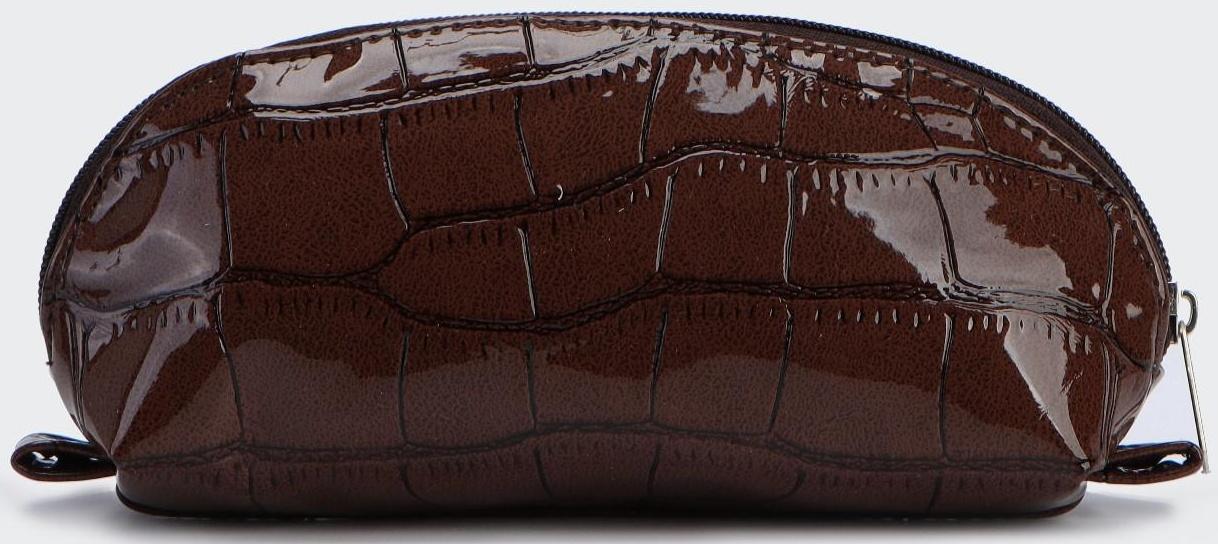 Косметичка на молнии, цвет бордовый