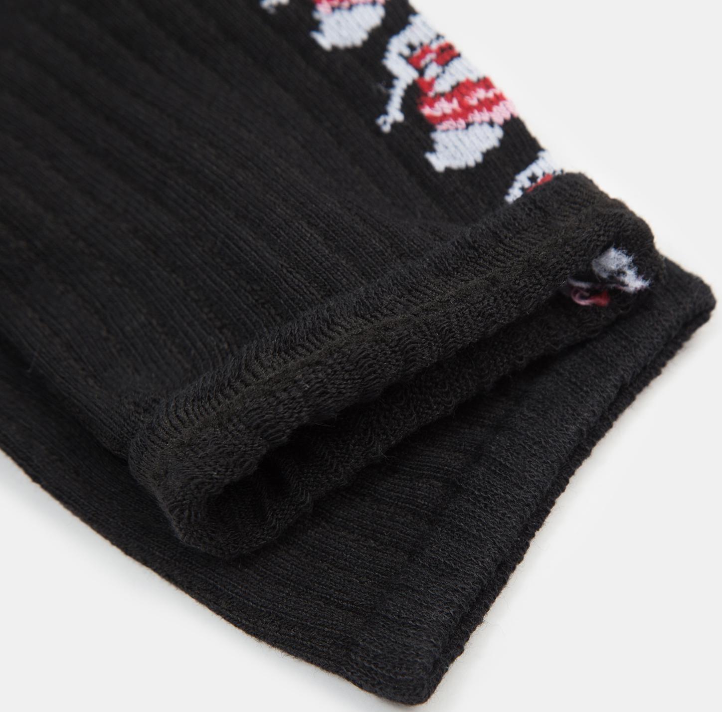 Носки новогодние мужские «Снеговики» MINAKU цвет чёрный, размер 40-41