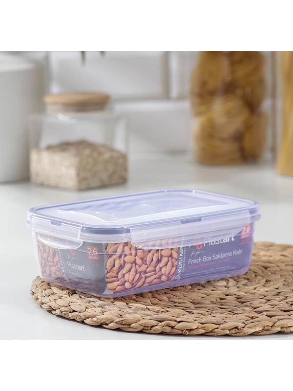 Набор ланч-боксов прямоугольных, 3 шт: 1,3 л, 0,7 л, 0,4 л