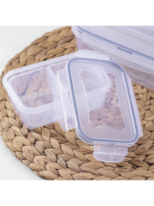 Набор ланч-боксов прямоугольных, 3 шт: 1,3 л, 0,7 л, 0,4 л