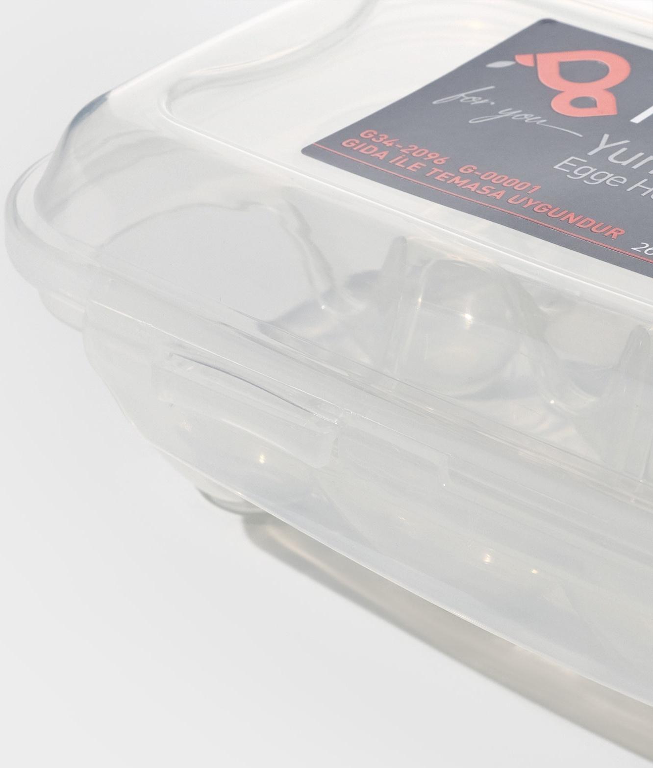 Контейнер для хранения яиц, 10 ячеек, 26,5×12,5×7 см