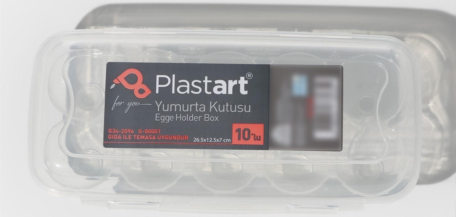 Контейнер для хранения яиц, 10 ячеек, 26,5×12,5×7 см