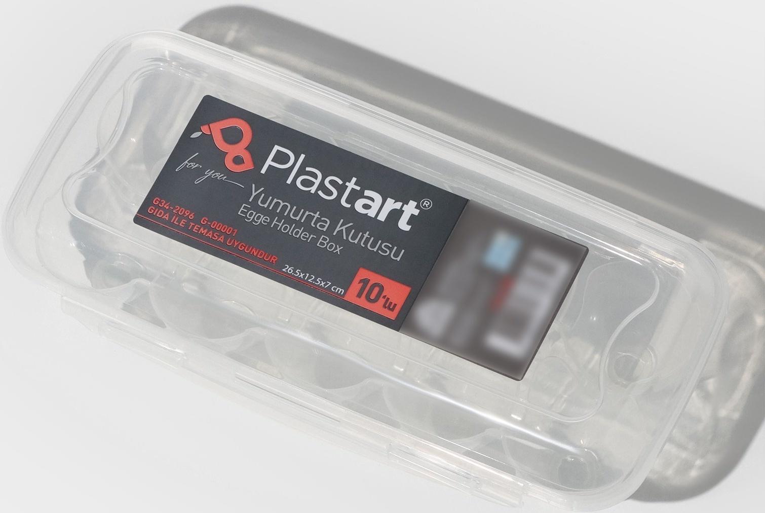 Контейнер для хранения яиц, 10 ячеек, 26,5×12,5×7 см