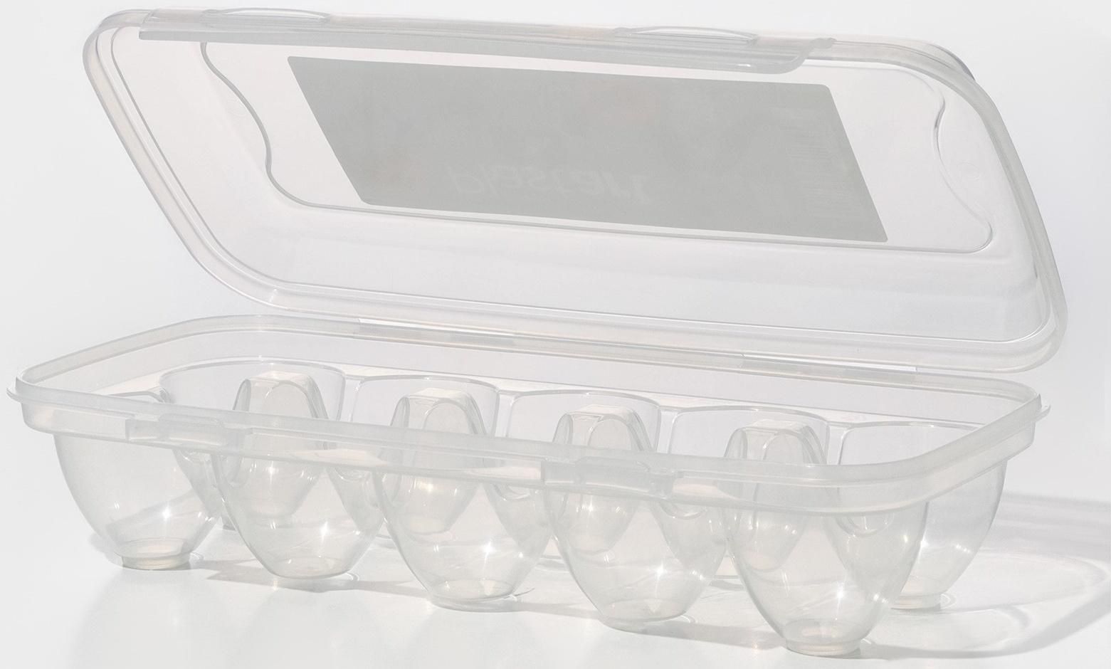 Контейнер для хранения яиц, 10 ячеек, 26,5×12,5×7 см