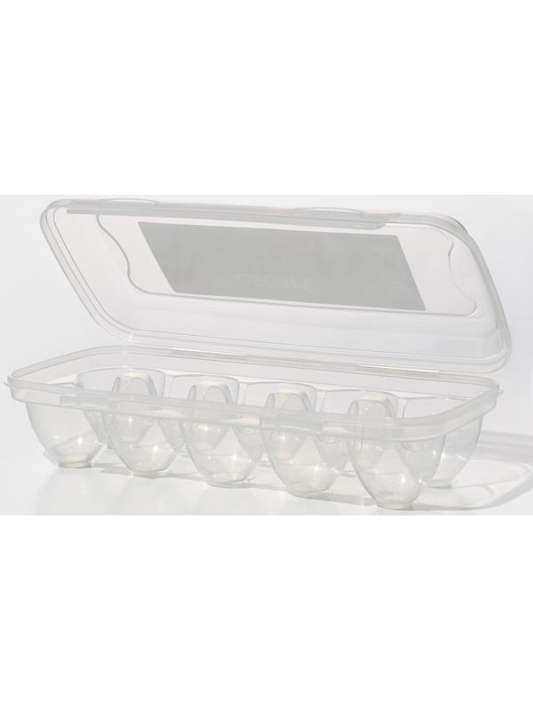 Контейнер для хранения яиц, 10 ячеек, 26,5×12,5×7 см