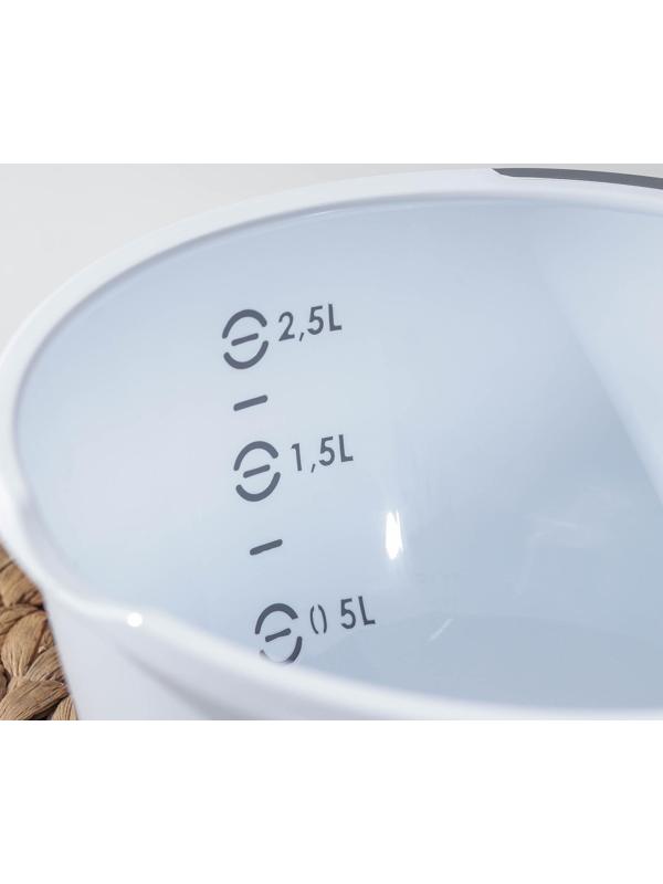 Ёмкость для миксера с крышкой, 2,5 л, 26,5×12,5 см