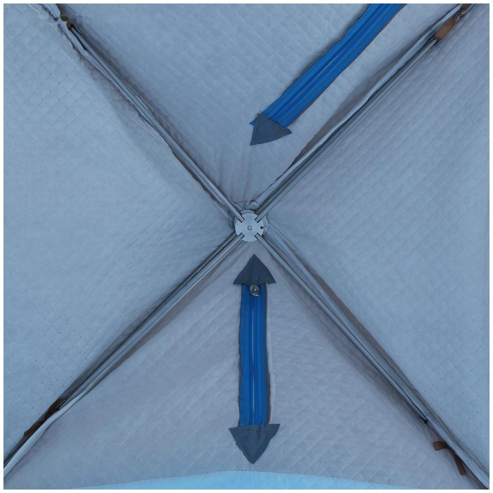 Палатка зимняя «СТЭК» Elite 1-местная, трёхслойная, дышащая