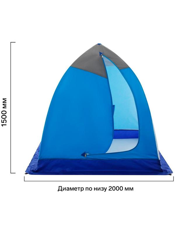 Палатка зимняя «СТЭК» Elite 1-местная, трёхслойная, дышащая