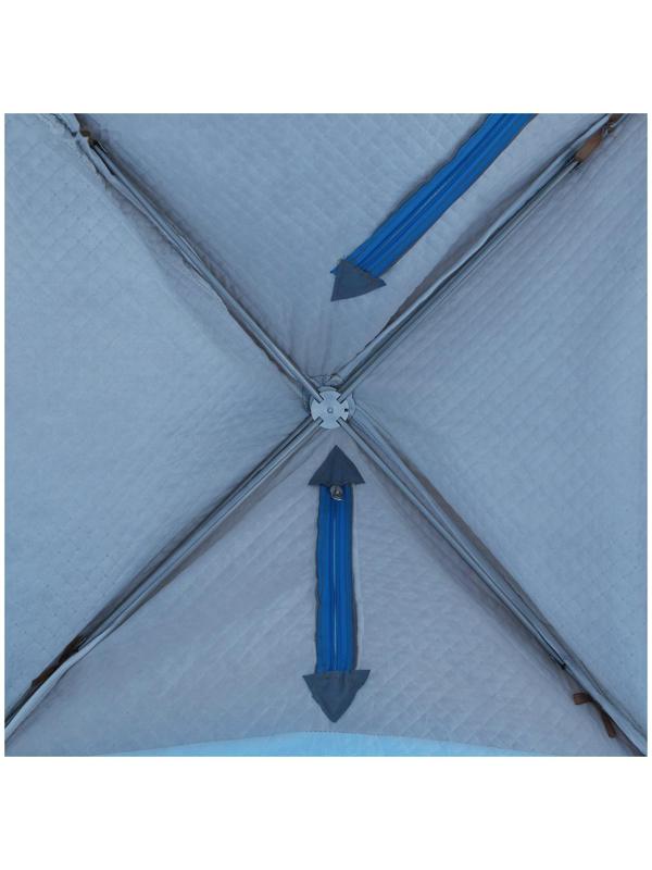 Палатка зимняя «СТЭК» Elite 1-местная, трёхслойная, дышащая