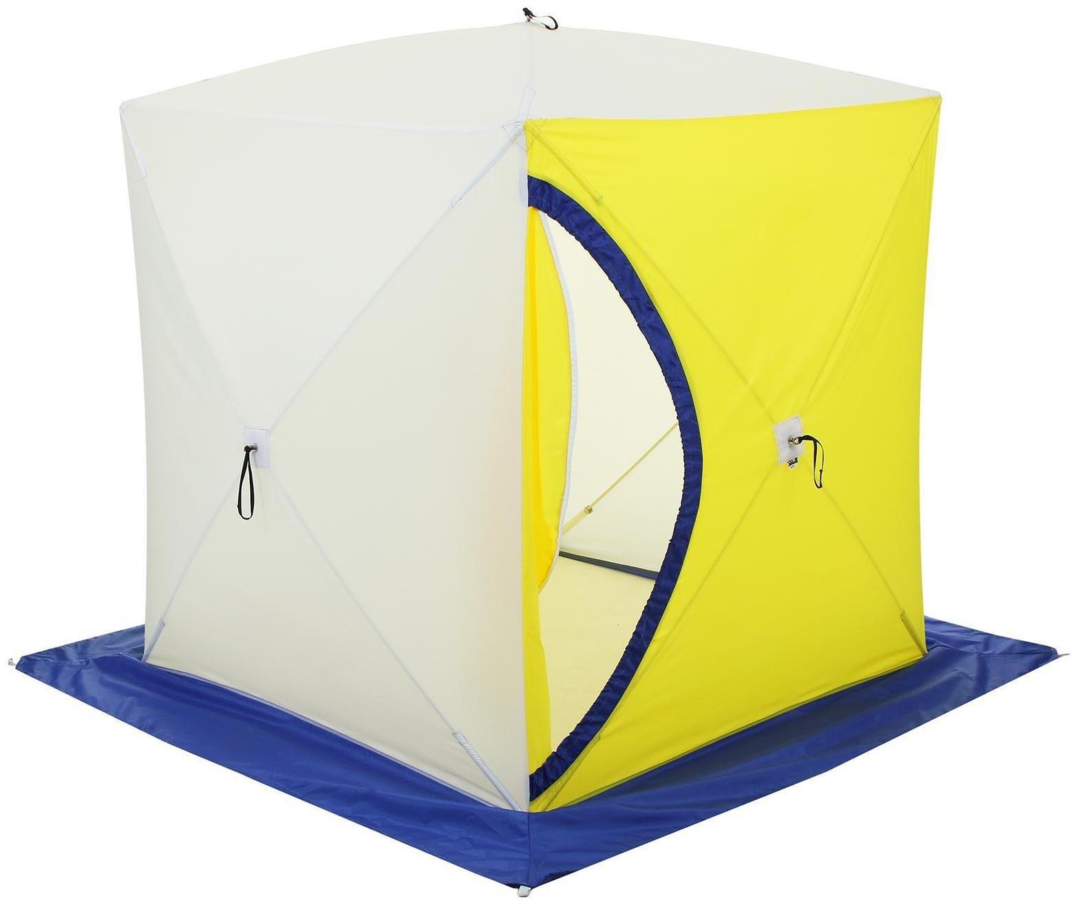 Палатка зимняя «СТЭК» КУБ 1-местная, однослойная, дышащая