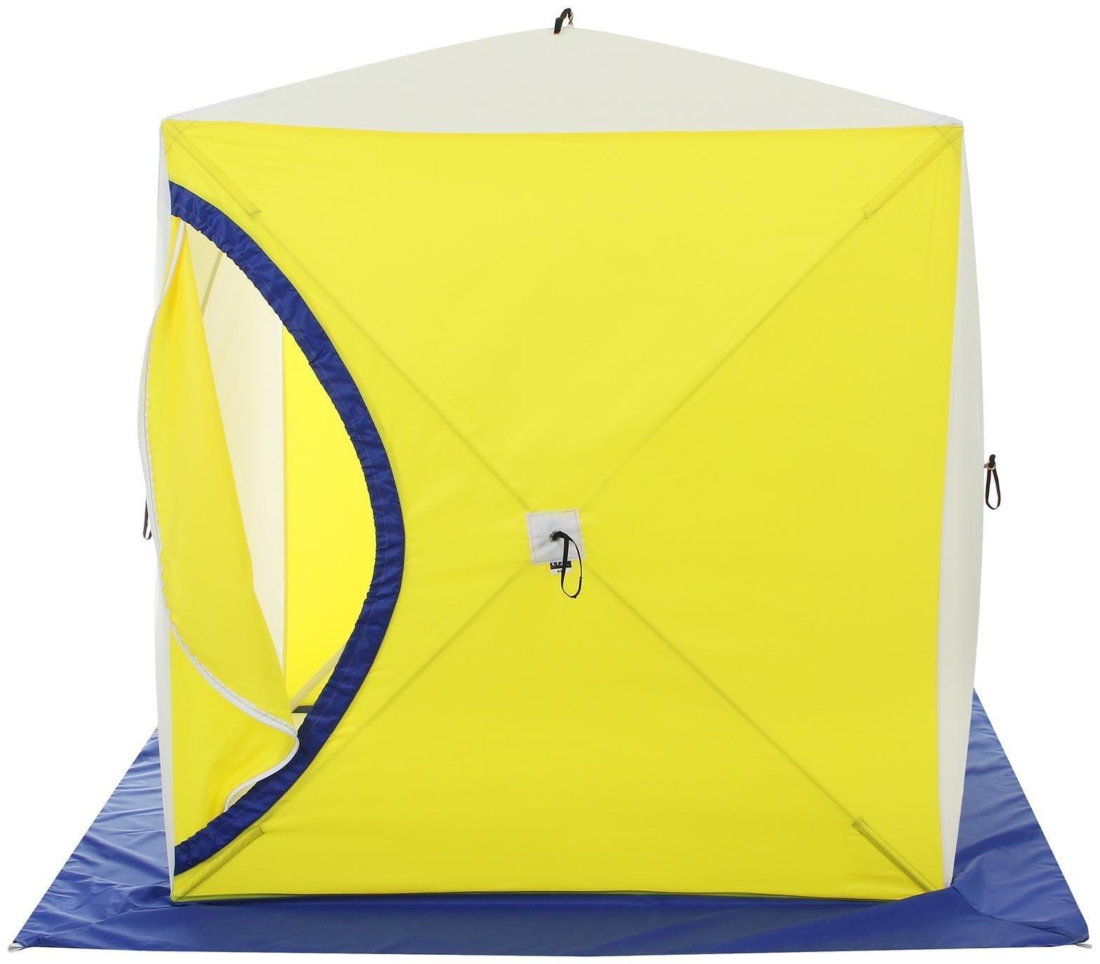 Палатка зимняя «СТЭК» КУБ 1-местная, однослойная, дышащая