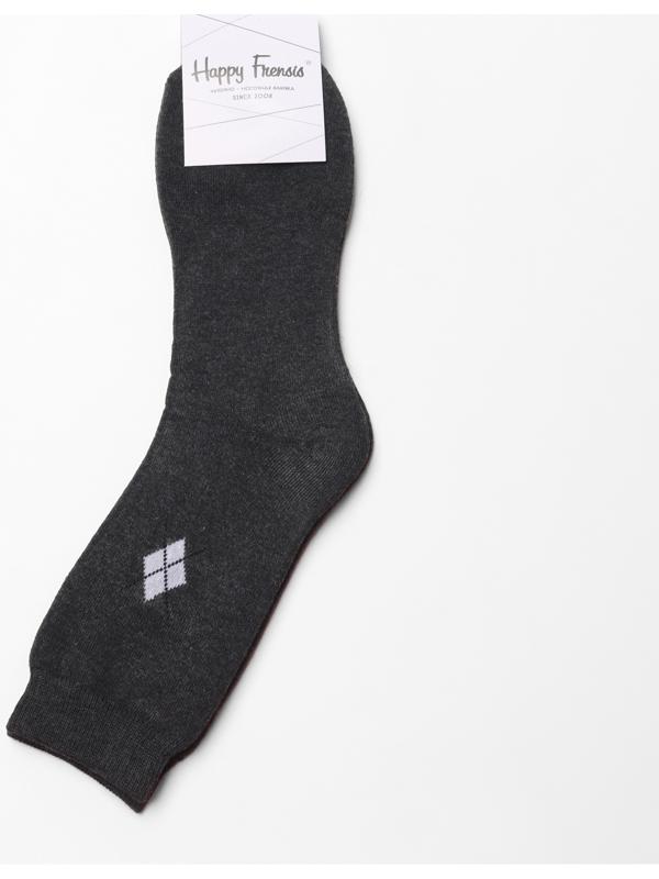 Носки мужские махровые, цвет графит, размер 27-29