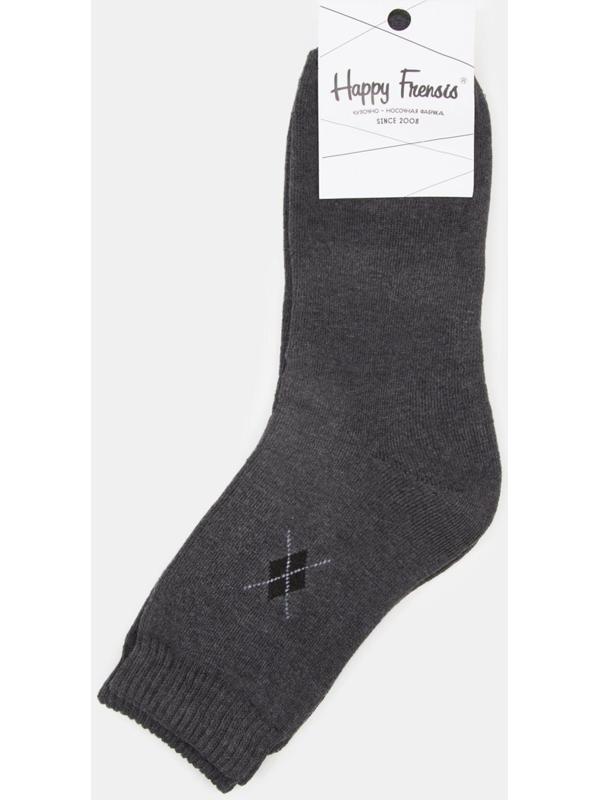 Носки мужские махровые, цвет графит, размер 27-29