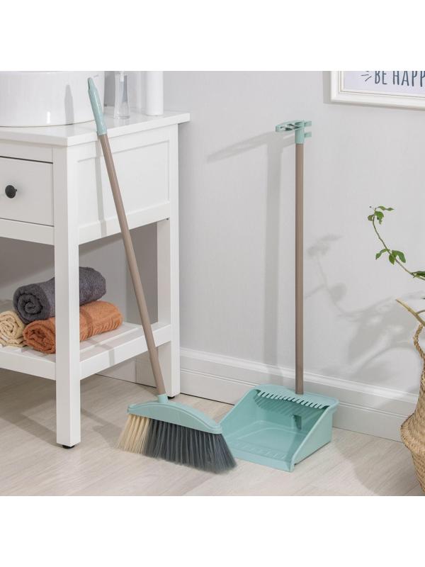 Щётка для пола с совком, 26×90 см, совок 22×25×81 см, цвет МИКС