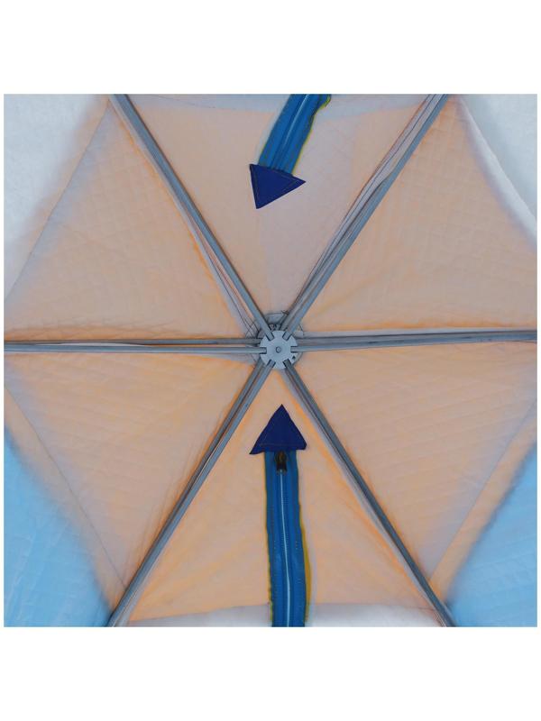 Палатка зимняя «СТЭК» Elite 2-местная, трёхслойная, дышащая