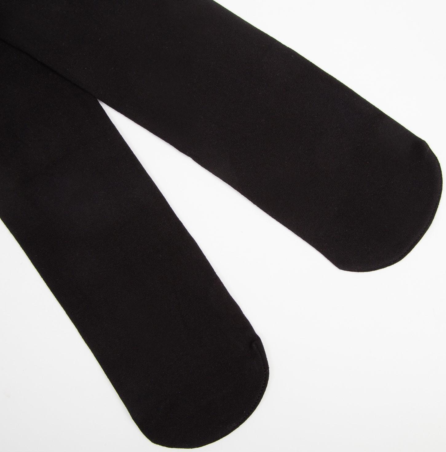 Колготки женские Elegazzi Velour 500 den микрофибра с начёсом, цвет чёрный, размер 2/3