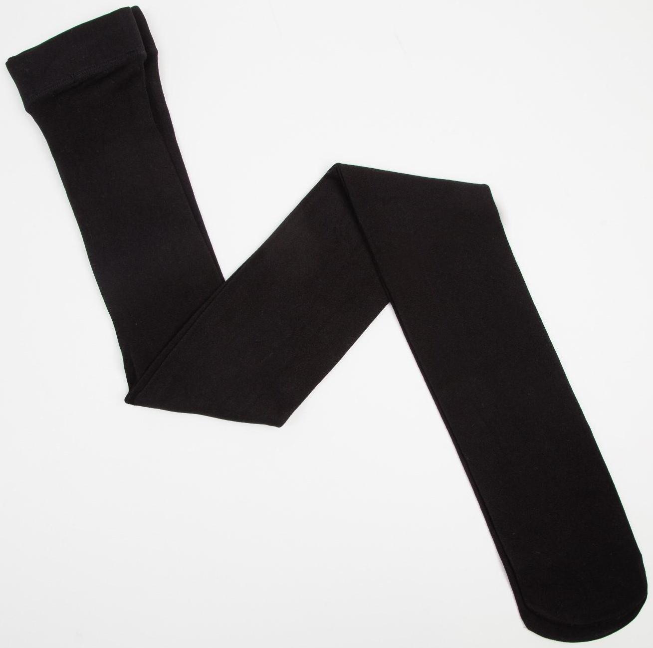 Колготки женские Elegazzi Velour 500 den микрофибра с начёсом, цвет чёрный, размер 2/3