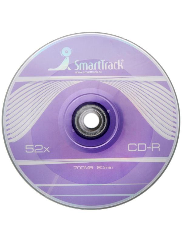 Диск CD-R SmartTrack100, 52x, 700 Мб,  шт