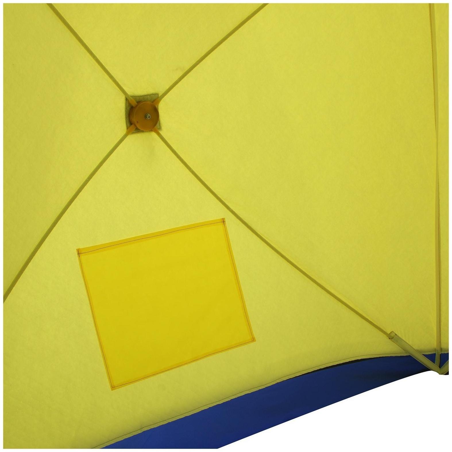 Палатка зимняя «КУБ» 2-местная, трёхслойная