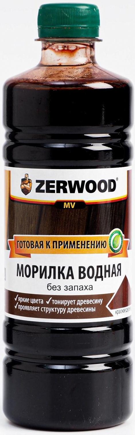 Морилка водная ZERWOOD MV красное дерево, 0,5 л