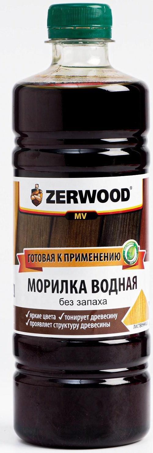 Морилка водная ZERWOOD MV лиственница, 0,5 л