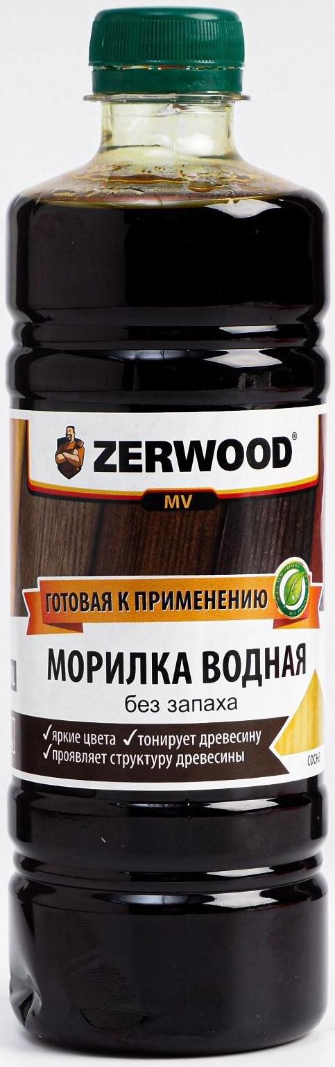 Морилка водная ZERWOOD MV сосна, 0,5 л