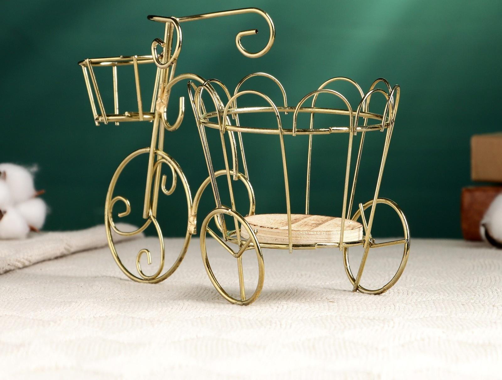 Кашпо-велосипед 20х10х13см