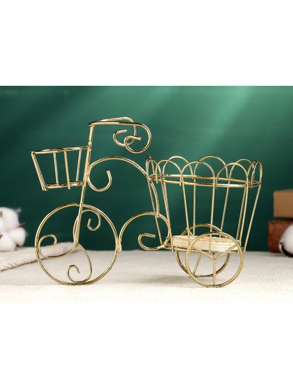 Кашпо-велосипед 20х10х13см