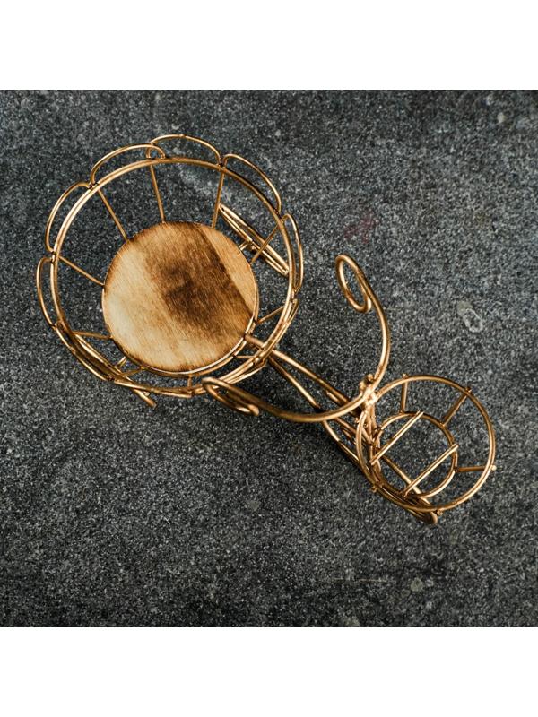 Кашпо-велосипед 20х10х13см