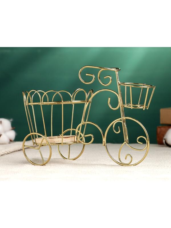 Кашпо-велосипед 20х10х13см