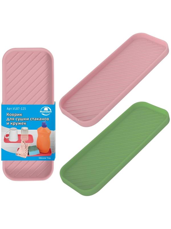 Коврик для сушки стаканов и кружек, МИКС